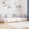 vidaXL Struttura letto a terra Sonoma 100 x 200 cm Legno multistrato