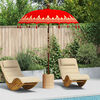vidaXL Parasol Balinese Rosso 185 x 185 x 260 cm
