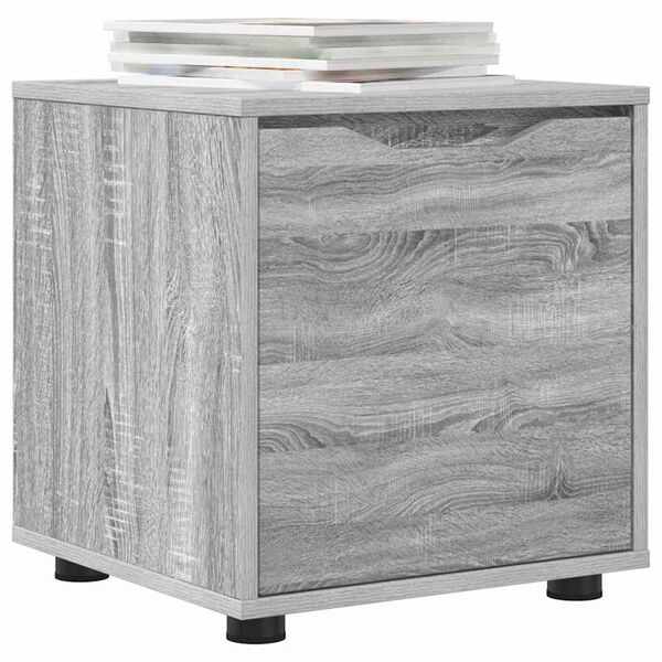 vidaXL Mobile da Bagno Grigio Sonoma 40,5 x 40 x 44 cm