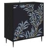 vidaXL Credenza DOKKUM Rovere Nero 69 x 33 x 76 cm