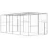 vidaXL Gabbia per Gatti 6x3x2,5 m in Acciaio Zincato