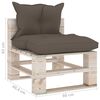 vidaXL Set Salotto Giardino su Pallet Cuscini 6 pz in Legno di Pino