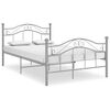 vidaXL Giroletto Grigio in Metallo 120x200 cm
