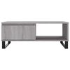 vidaXL Tavolino da Salotto Grigio Sonoma 90x60x35 cm Legno Multistrato