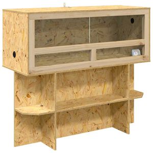 vidaXL Terrario Marrone 100 x 40 x 90 cm OSB