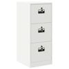 vidaXL Armadio per File con cassetto Bianco 44 x 50 x 106.5 cm