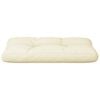 vidaXL Cuscino per Pallet Crema 80x40x12 cm in Tessuto