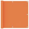 vidaXL Paravento da Balcone Arancione 90x600 cm in Tessuto Oxford