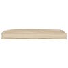 vidaXL Cuscino Beige 110 x 40 x 8 cm Tessuto Oxford