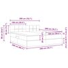 vidaXL Letto con Contenitore con materasso Rosa 100 x 200 cm
