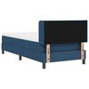 vidaXL Letto box spring con materasso con materasso Blu 100 x 200 cm