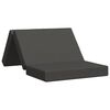 vidaXL Divano Letto Pieghevole 80 x 67 x 45 cm Grigio Scuro