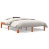 vidaXL Letto senza Materasso Marrone Cera 120x190 cm in Legno di Pino