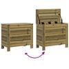 vidaXL Set Divani da Giardino 10 pz in Legno Impregnato di Pino