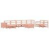 vidaXL Set Divani da Giardino 10 pz in Legno Massello Abete Douglas