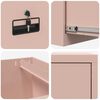 vidaXL Armadio per File con cassetto 2 pcs Rosa 44 x 50 x 106.5 cm