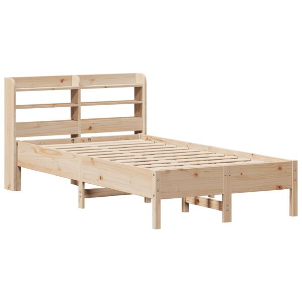 vidaXL Letto senza Materasso 75x190 cm in Legno Massello Pino