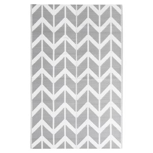 vidaXL Tappeto da Esterno ARAKIL Grigio 160x230 cm in PP