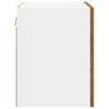 vidaXL Armadio pensile con porta 2 pcs Legno vecchio 40 x 31 x 40 cm