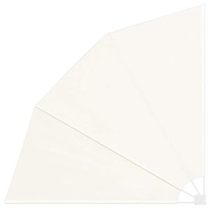 vidaXL Tenda Laterale per Balcone Pieghevole Crema 210x210 cm
