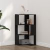 vidaXL Libreria Rovere Nero 50 x 50 x102 cm