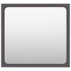 vidaXL Specchio da Bagno Grigio 40x1,5x37 cm in Legno Multistrato