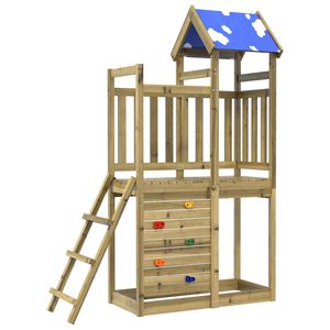 vidaXL Torre da Gioco Legno impregnato Legno Massello Impregnato