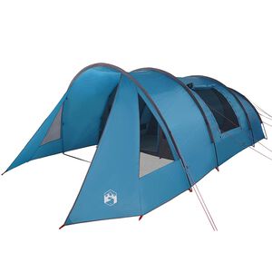 vidaXL Tenda Tunnel per 5 Persone Blu e Grigio 805 x 405 x 211 cm