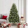 vidaXL Albero di Natale artificiale Verde 180 cm PVC e Metallo