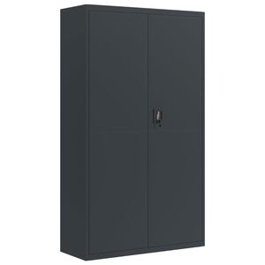 vidaXL Armadio Classificatore Antracite 105x40x180 cm in Acciaio
