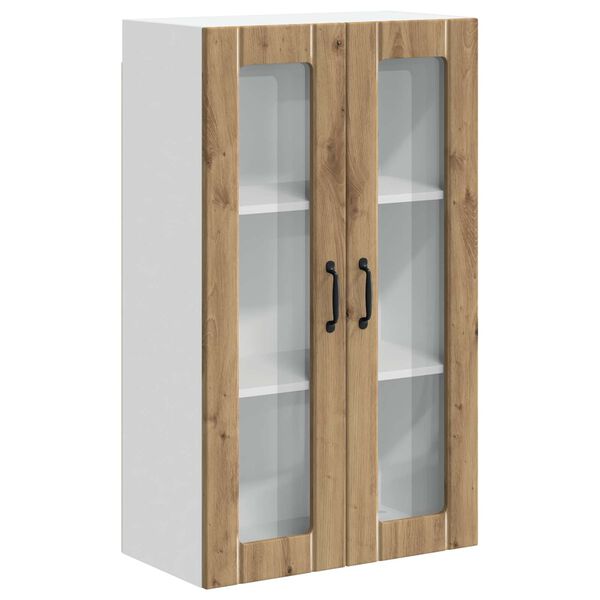 vidaXL Pensile cucina con porta Rovere artigianale 60 x 31 x 100 cm