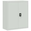 vidaXL Armadio Classificatore Grigio Chiaro 90x40x105 cm in Acciaio