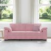 vidaXL Divano a 3 Posti rosa 220x77x82 cm in Velluto