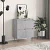 vidaXL Credenza Grigio Cemento 60x35x70 cm in Legno Multistrato