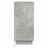 vidaXL Armadio da Notte con cassetto Grigio cemento 71 x 34,5 x 75 cm