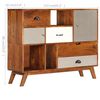 vidaXL Credenza 115x35x86 cm Legno Massello di Acacia