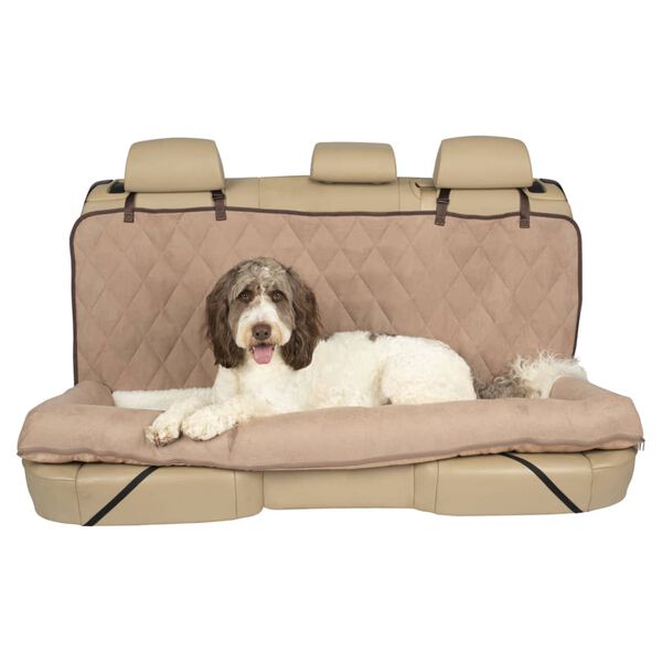 Happy Ride Cuccia per Cani Car Cuddler Grande Marrone
