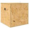vidaXL Terrario Marrone 40 x 40 x 40 cm OSB