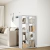 vidaXL Libreria divisoria bianca 69,5x29x137,5 cm in legno ingegnerizzato