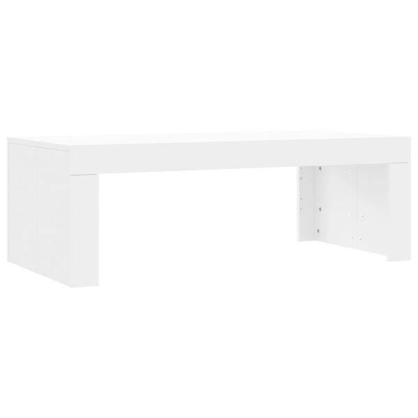 vidaXL Tavolino da Salotto Bianco 102x50x36 cm in Legno Multistrato