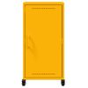 vidaXL Credenza Giallo Antracite 36x39x72 cm Acciaio Laminato a Freddo