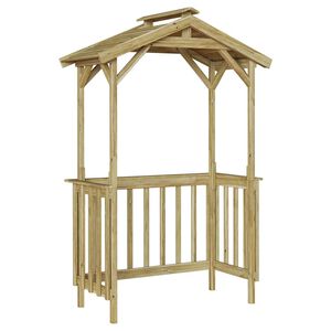 vidaXL Casetta per barbecue 133,5 x 63 x 200 cm