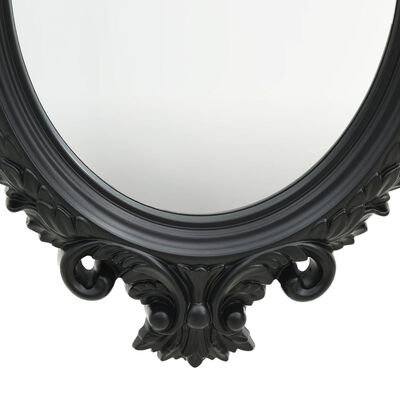 Specchio da Parete Nero 100x150 cm Arco in Ferro vidaXL 172746
