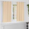 vidaXL Tende Blackout con Anelli 2 pcs Crema 175 x 140 cm Poliestere