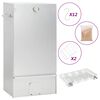 vidaXL Forno Affumicatore BBQ Generatore Fumo Freddo Acciaio Zincato