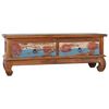vidaXL Mobile Porta TV 110x35x40 cm in Legno di Recupero di Teak