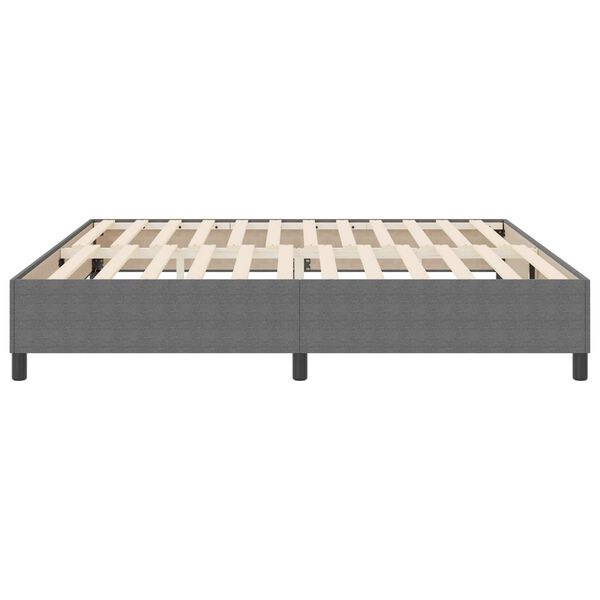 vidaXL Struttura letto piattaforma Grigio chiaro 200 x 200 cm Tessuto
