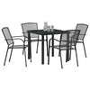 vidaXL Set da Pranzo per Giardino 5 pcs Antracite