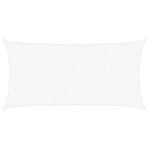 vidaXL Vela Parasole 160 g/m&sup2; Bianca 2,5x4,5 m in HDPE