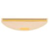 vidaXL Tappetini per scale 15 pz 65x21x4 cm Beige chiaro Semicircolari Grandi
